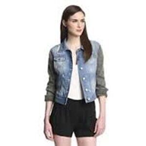 Walter Baker DENIM Jeans JACKET Grayson BLUE Black S $188